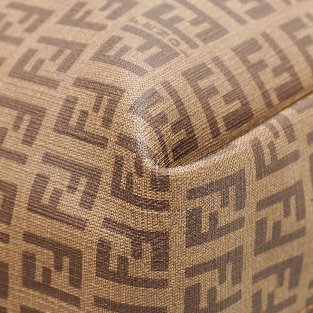 Fendi Tobacco Vitello Zucchino Spalmati Tote Bag