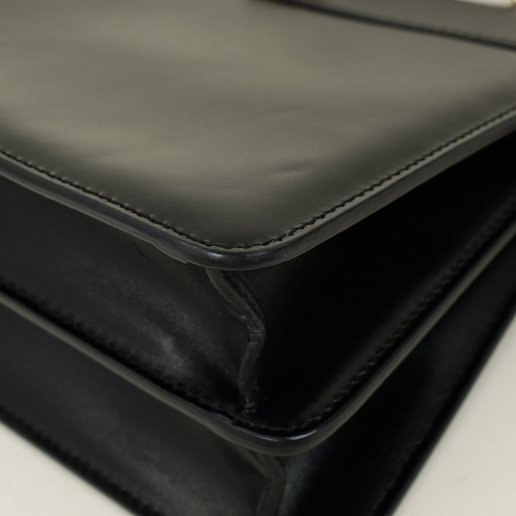 Fendi Black Peekaboo Top Handle Bag