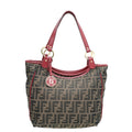 Fendi Bicolor Zucca Chef Shopper Tote Bag