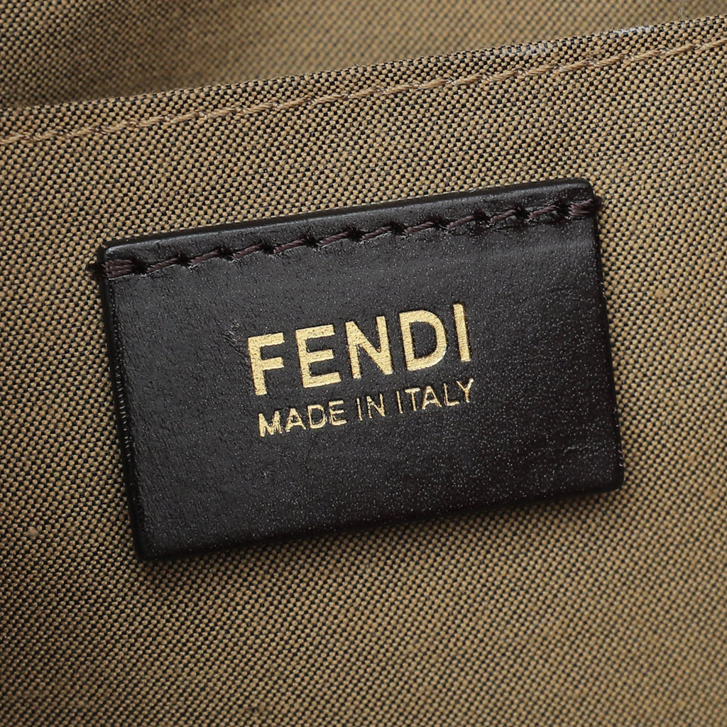 Fendi Bicolor Zucca Chef Shopper Tote Bag