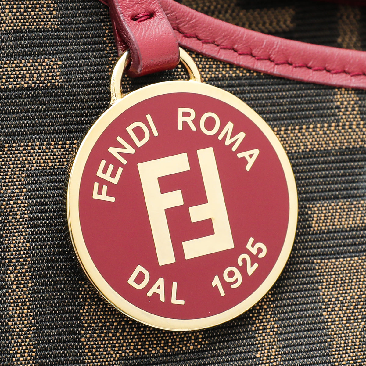 Fendi Bicolor Zucca Chef Shopper Tote Bag