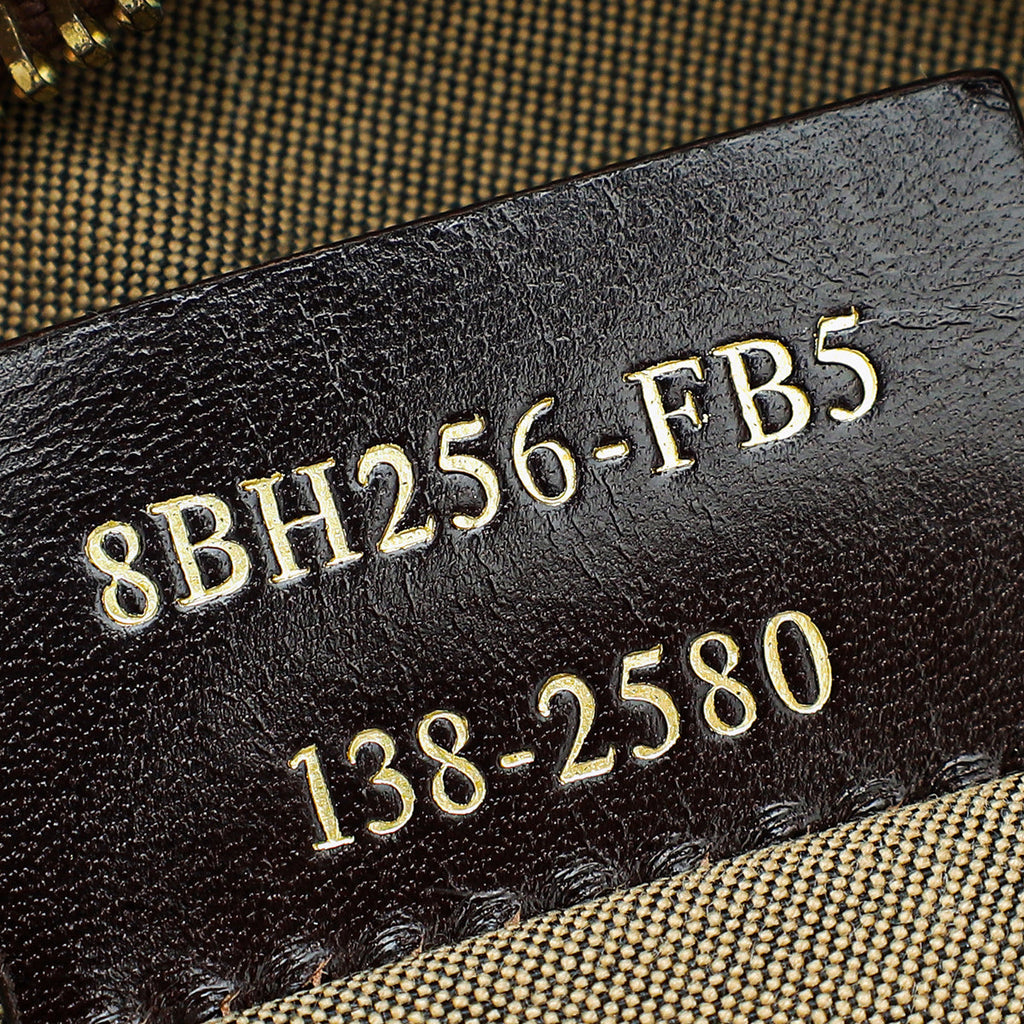 Fendi Brown Zucchino Superstar Tote Bag