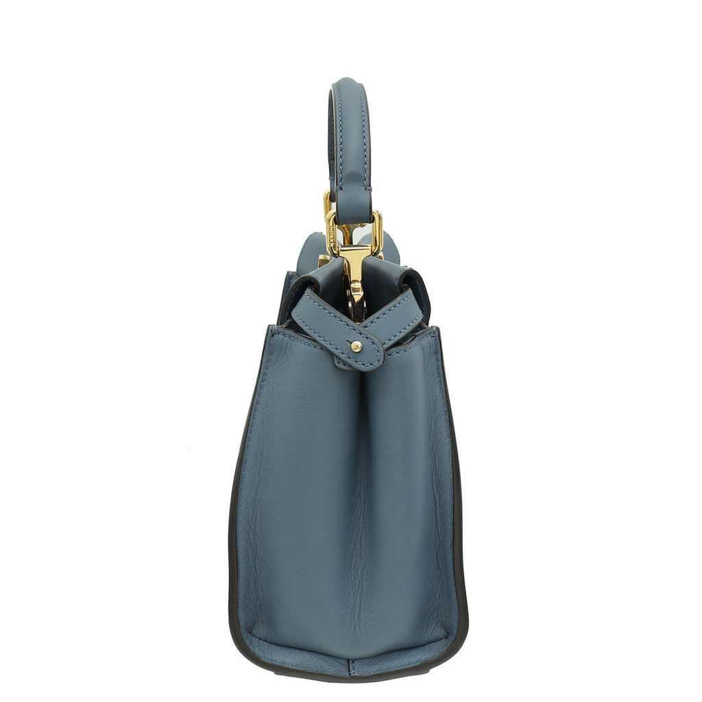 Fendi Dark Blue Peekaboo Mini Bag