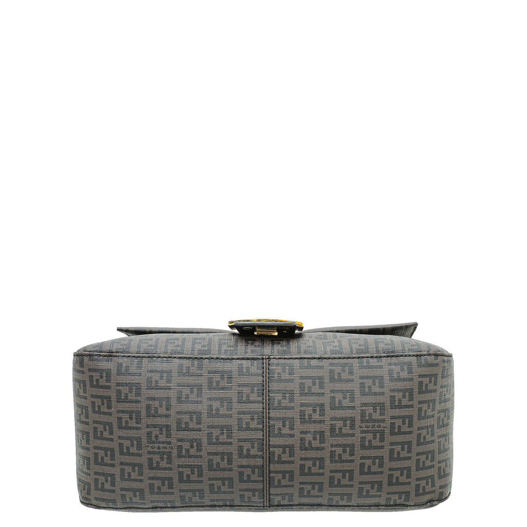 Fendi Brown Zucchino Spalmati Mama Baguette Bag