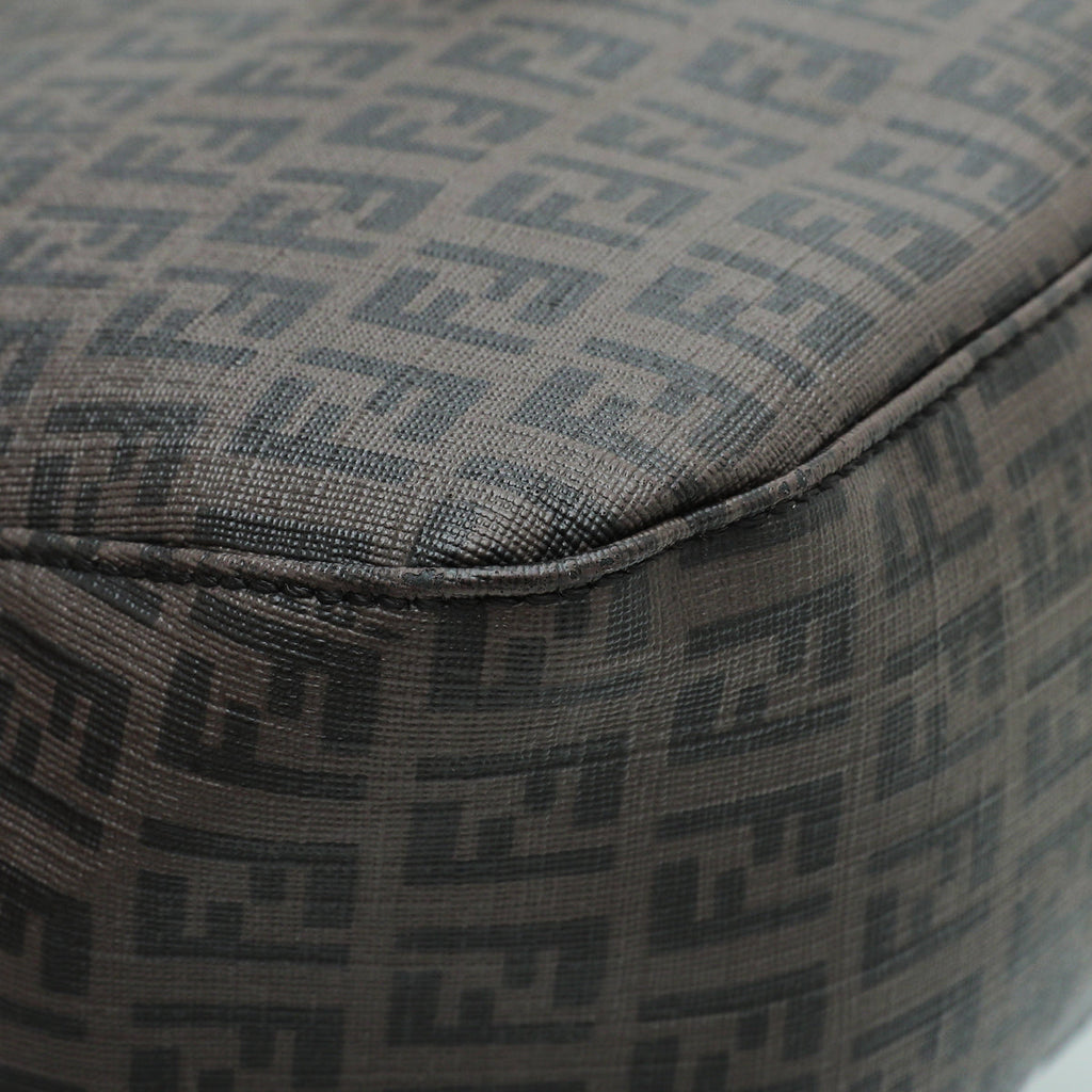 Fendi Brown Zucchino Spalmati Mama Baguette Bag