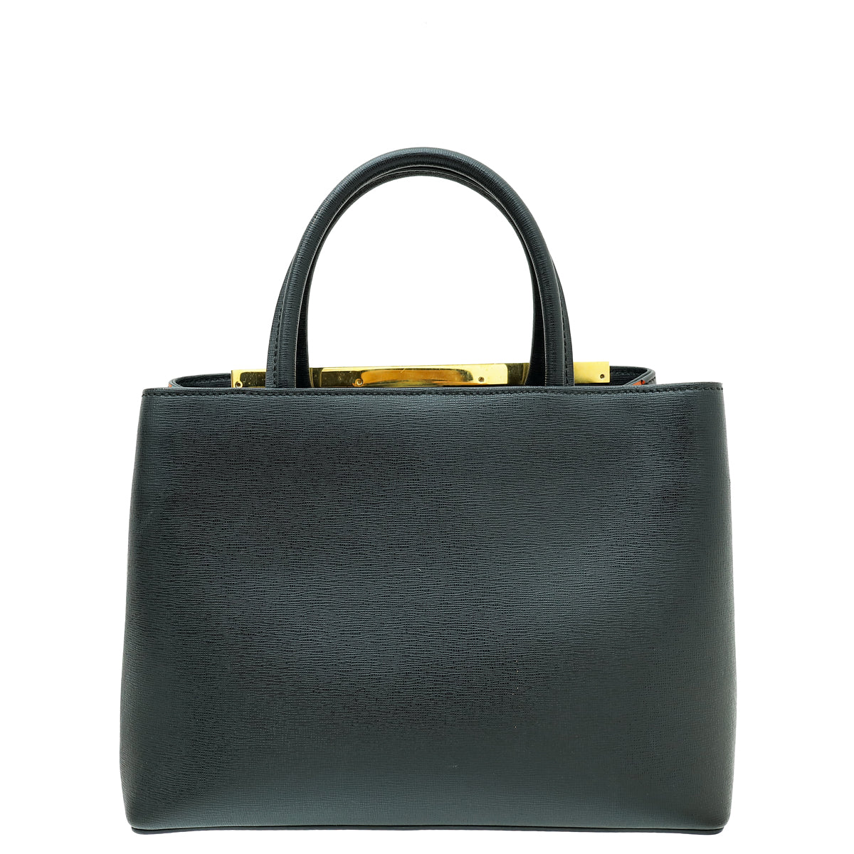 Fendi Black Multicolor 2 Jours Patchwork Petite Bag W/ N.K INITIAL