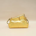 Fendi Gold First Small Laminated Bag