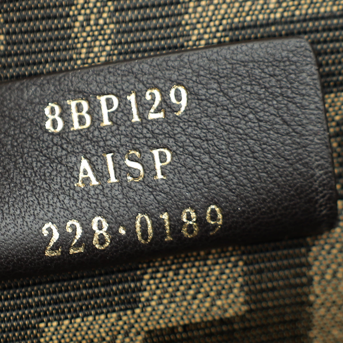 Fendi Gold First Small Laminated Bag