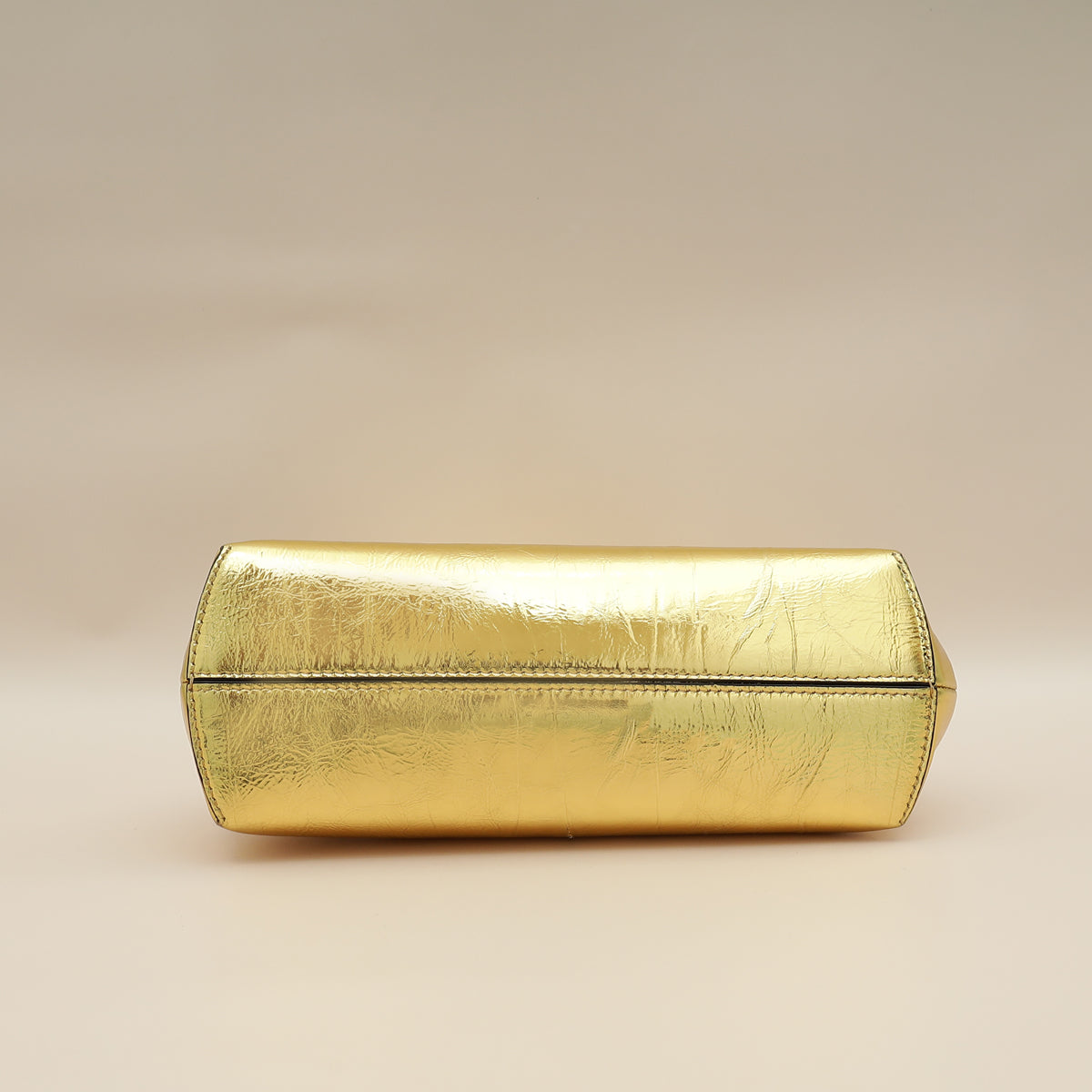 Fendi Gold First Small Laminated Bag