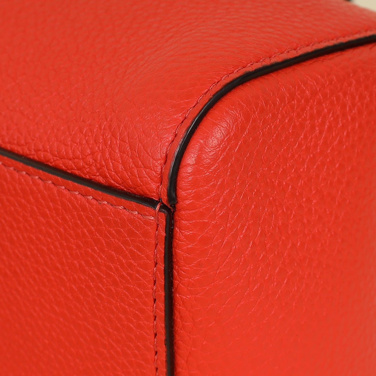 Fendi Red Origami Mini Bag