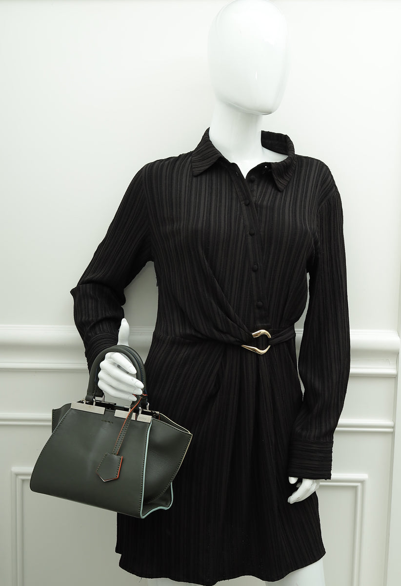 Fendi Olive Green 3 Jours Petite Bag