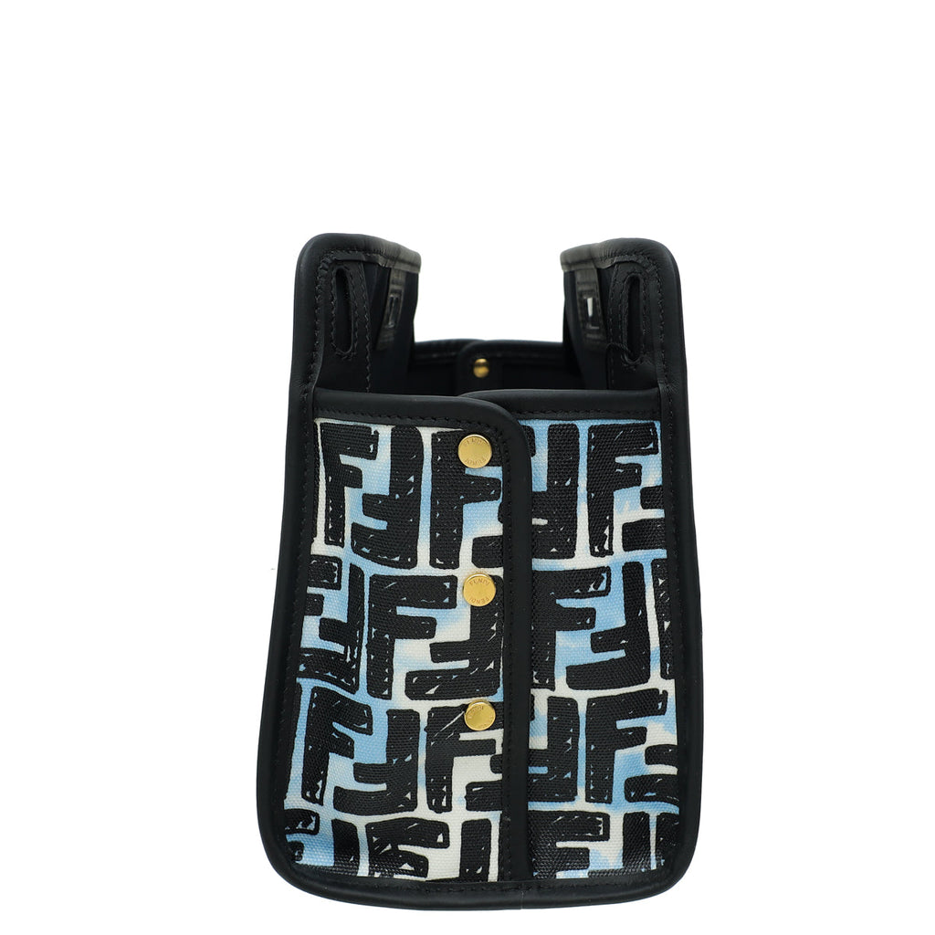 Fendi Black Logo Print  Peekaboo Defender Cover