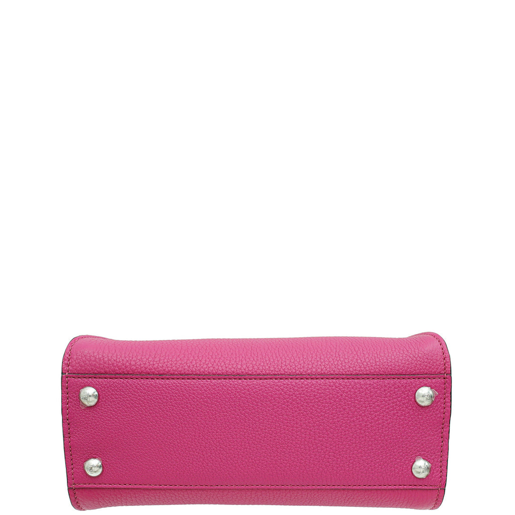 Fendi Fuchsia Selleria Peekaboo Mini Bag