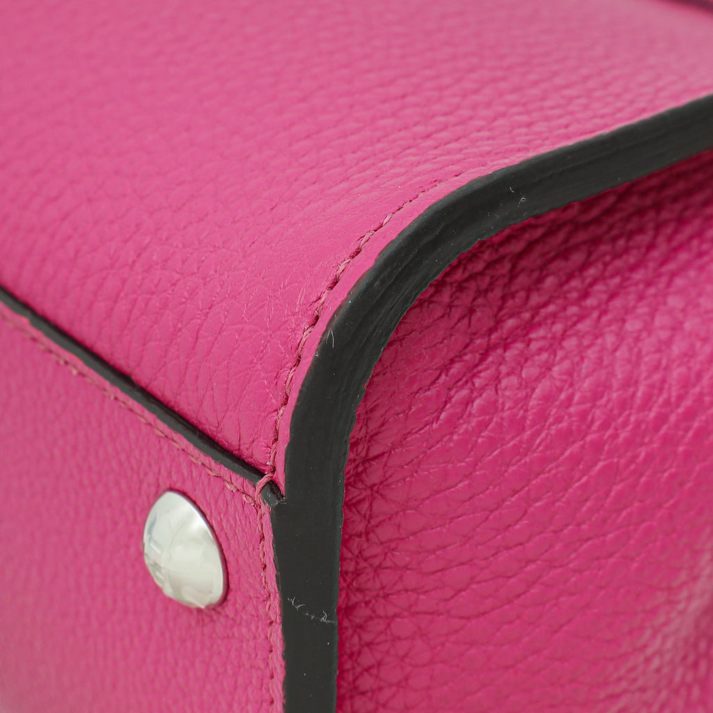 Fendi Fuchsia Selleria Peekaboo Mini Bag