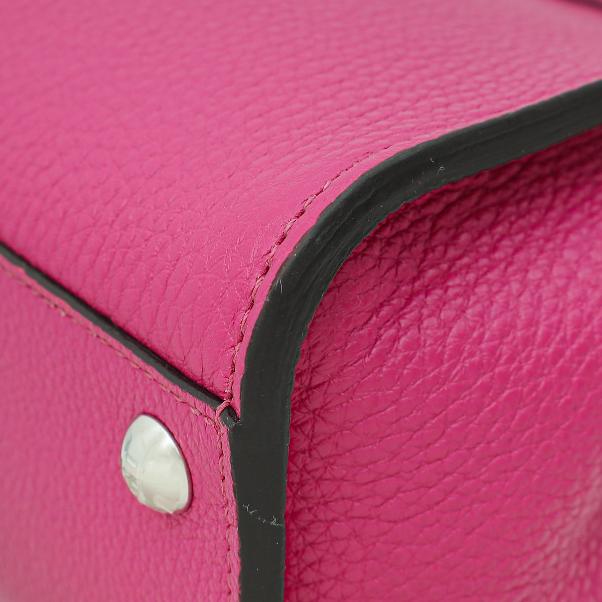 Fendi Fuchsia Selleria Peekaboo Mini Bag