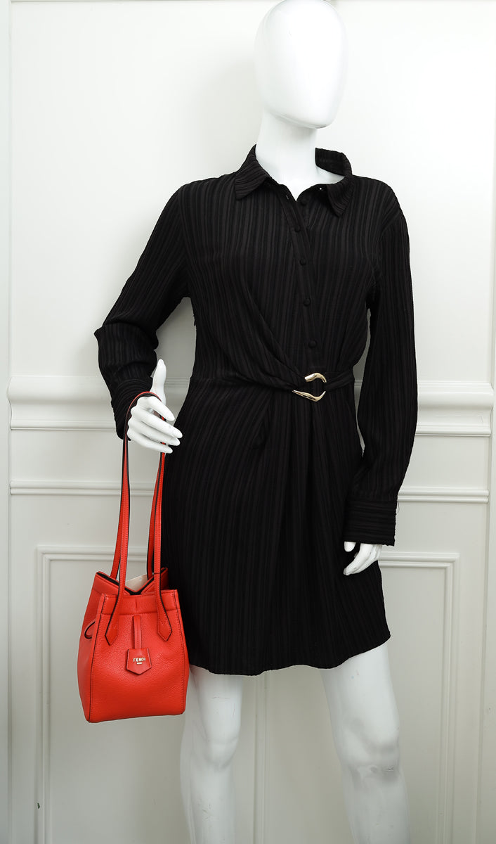 Fendi Red Origami Mini Bag