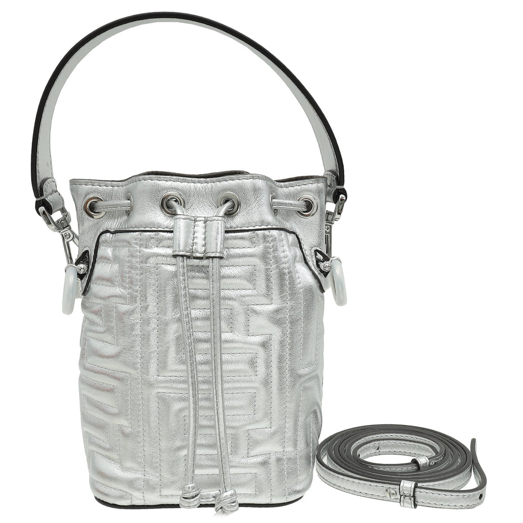 Fendi Metallic Silver x Marc Jacobs Mon Tresor Bag