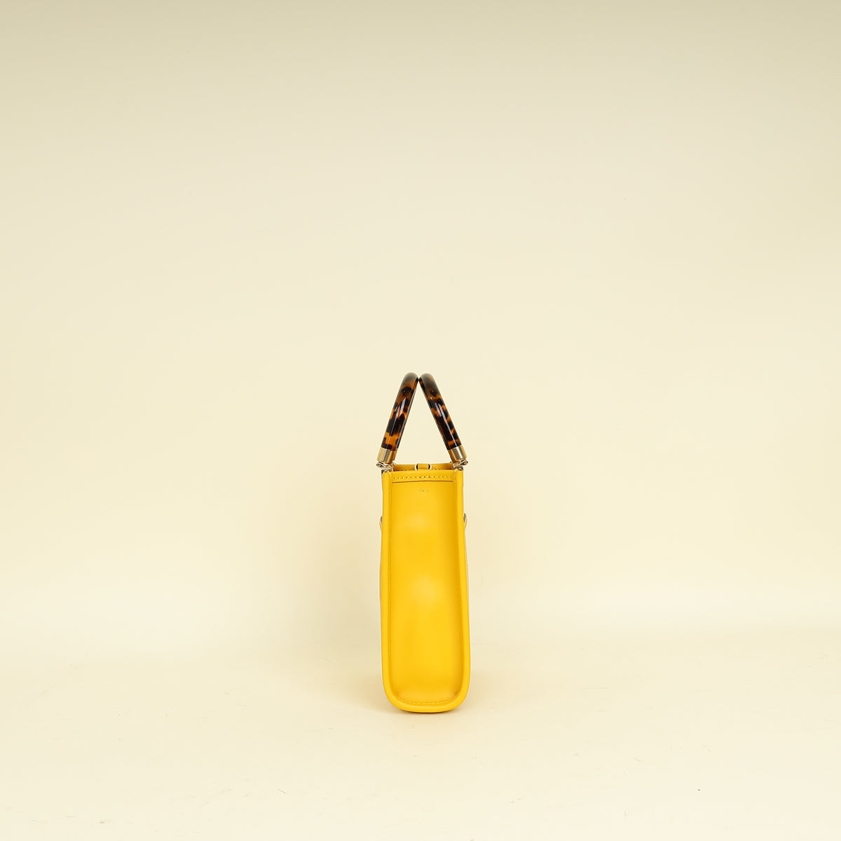 Fendi Yellow Mini Sunshine Shopper Bag