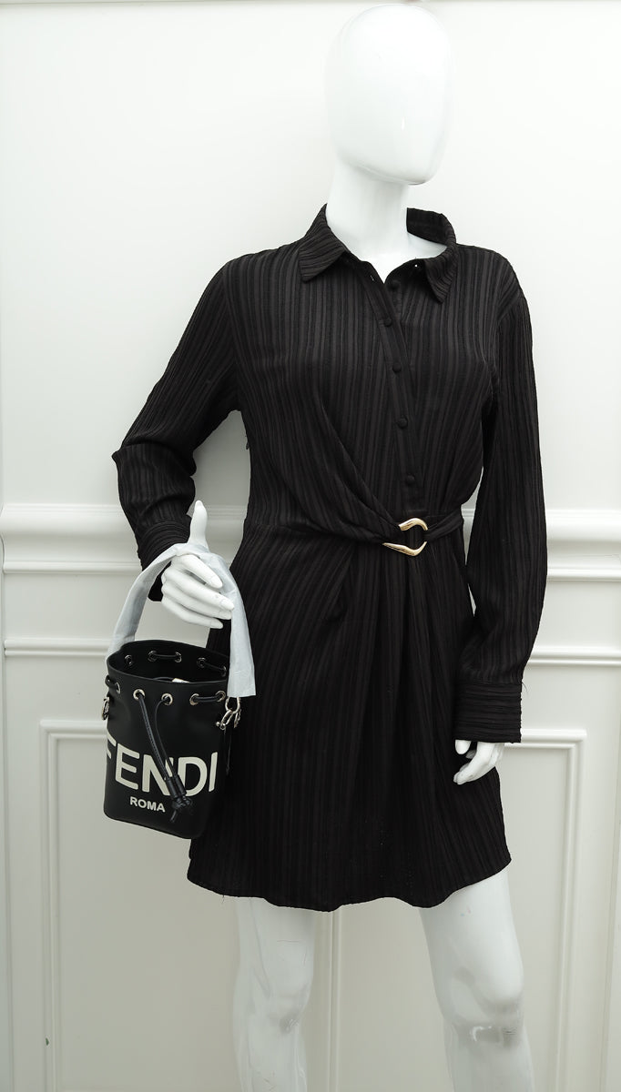 Fendi Black Mon Mini Tresor Bag