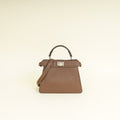 Fendi Brown Selleria Peekaboo ISeeU Petite Bag