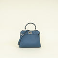 Fendi Navy Blue Selleria Mini Peekaboo Bag