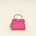 Fendi Dark Fuchsia Selleria Mini Peekaboo Bag