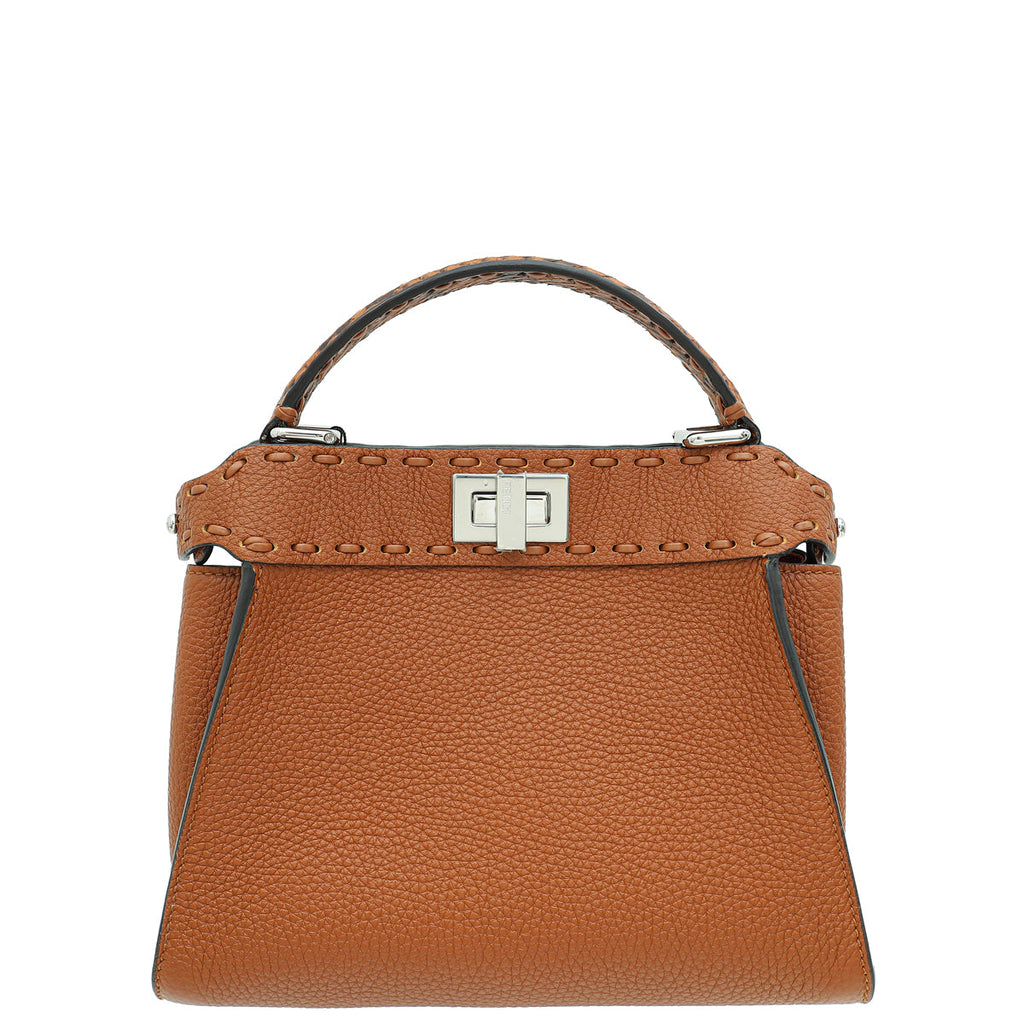 Fendi Bicolor Selleria Peekaboo Mini Bag