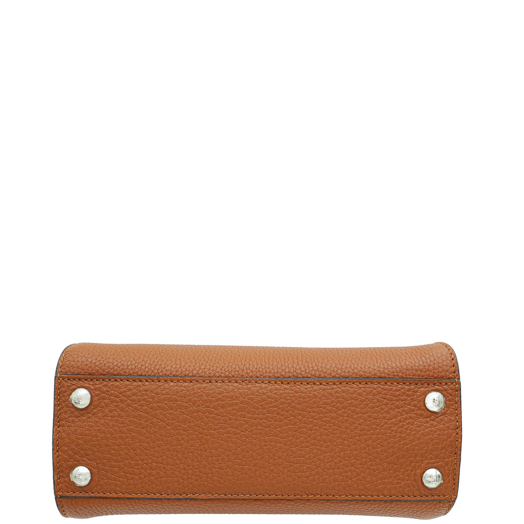 Fendi Bicolor Selleria Peekaboo Mini Bag