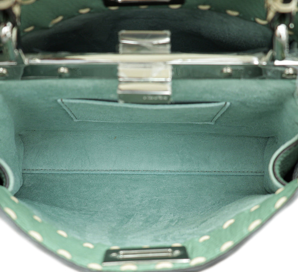 Fendi Bicolor Selleria Peekaboo Mini Bag