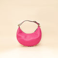 Fendi Hot Pink Vitello Grace Fendigraphy Hobo Medium Bag