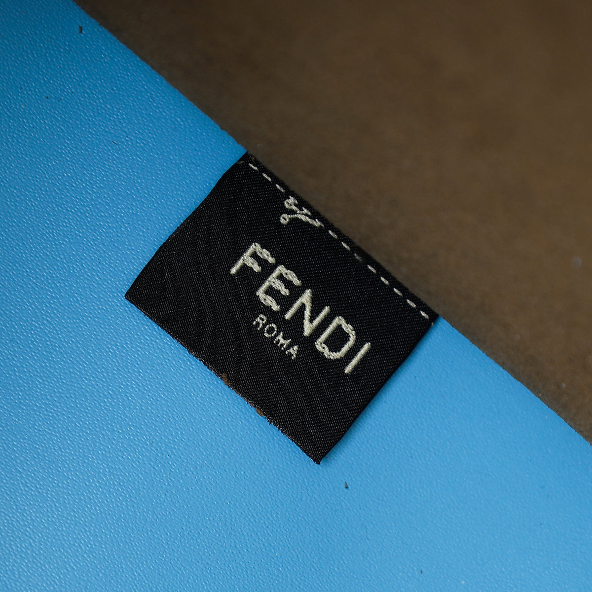 Fendi Blue Sunshine Medium Shopping Tote Bag