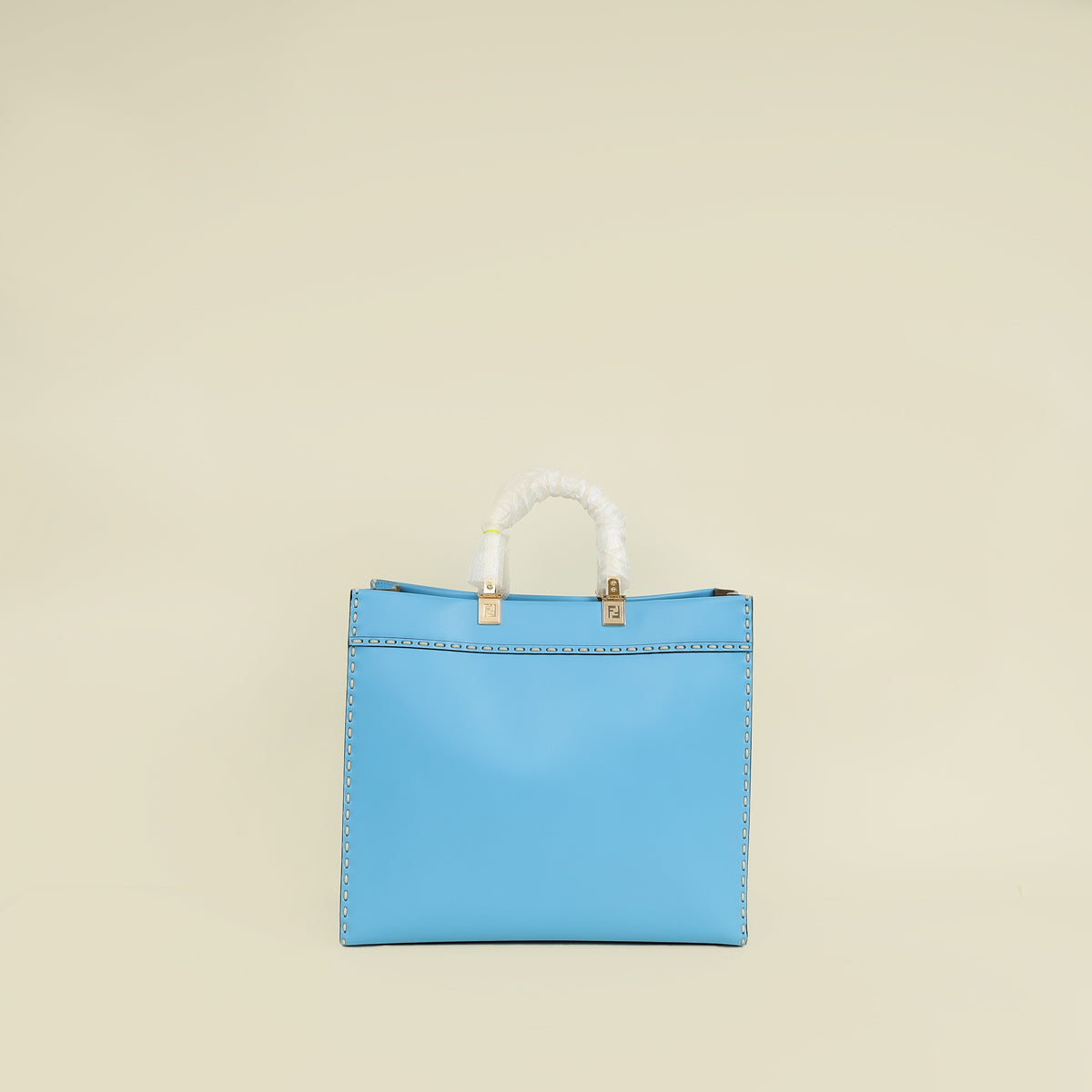 Fendi Blue Sunshine Medium Shopping Tote Bag