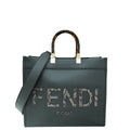 Fendi Dark Grey Sunshine and Elaphe Medium Bag