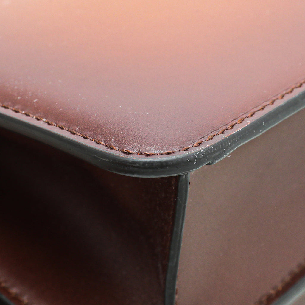 Fendi Brown Ombre Vitello King East West Peekaboo I See U Medium Bag
