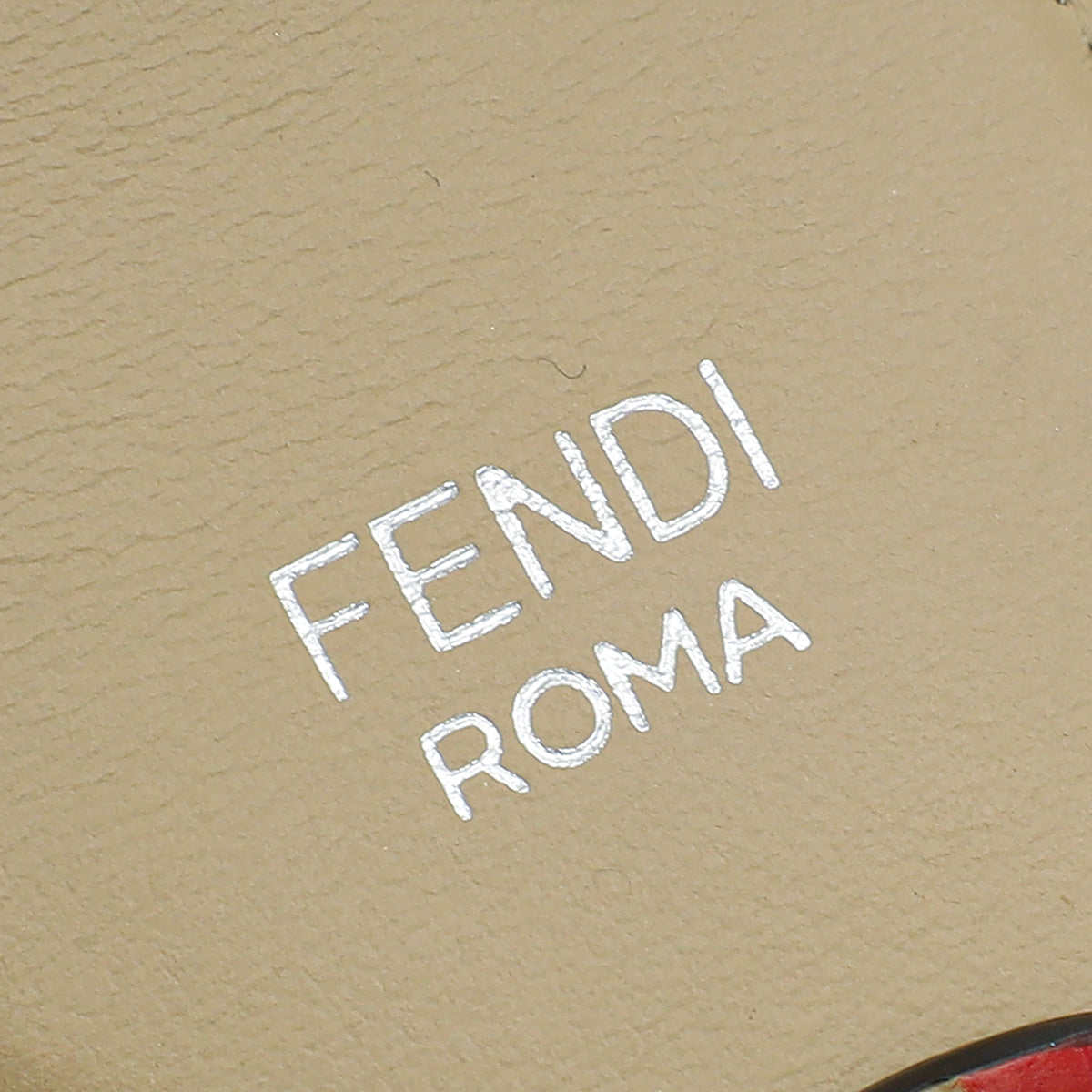 Fendi Bicolor FF Embossed Strap You Bag Shoulder Strap