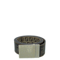 Fendi Bicolor Zucca Zucchino Reversible Buckle Belt 42