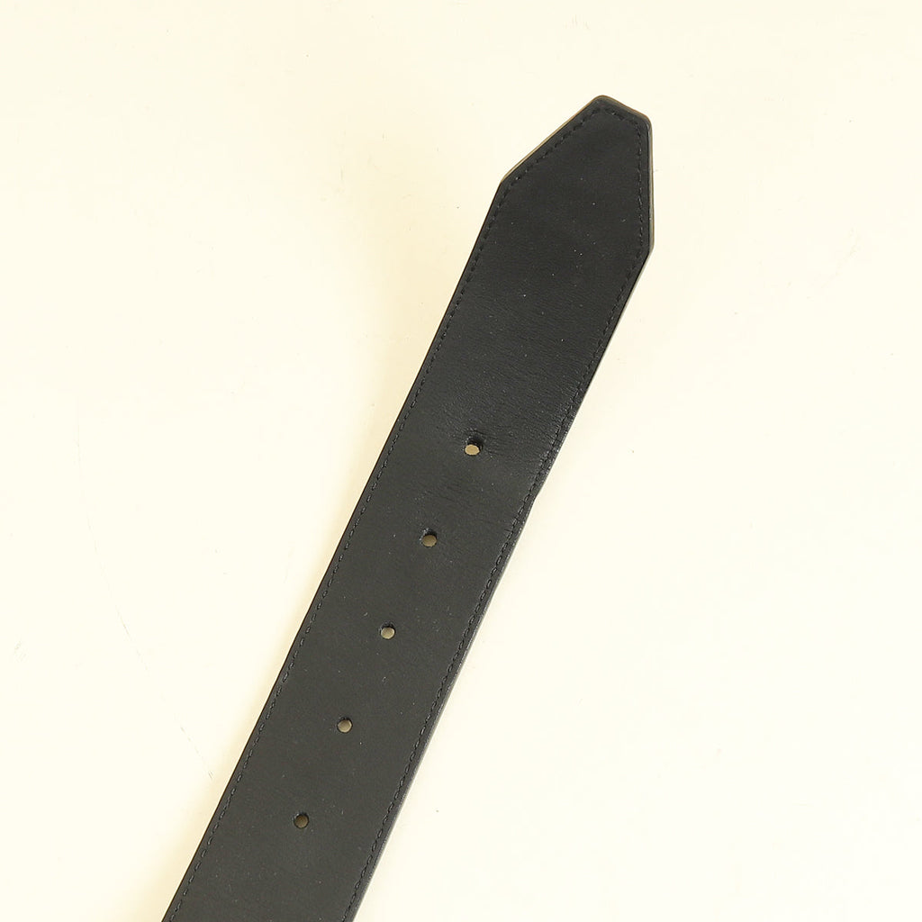 Fendi Tobacco FF Zucca 1974 Embossed Belt 36