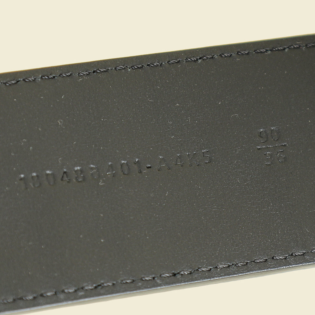Fendi Tobacco FF Zucca 1974 Embossed Belt 36
