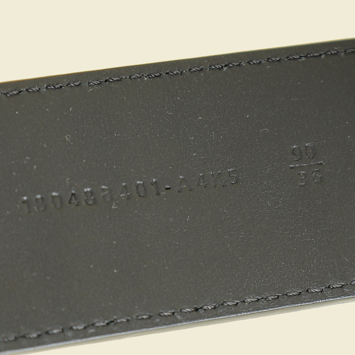 Fendi Tobacco FF Zucca 1974 Embossed Belt 36