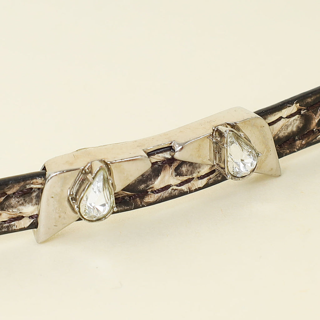 Fendi Bicolor Monster Double Wrap Bracelet