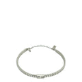 Fendi Silver Finish Baguette Medium Bracelet