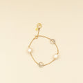 Fendi F is Fendi Crystal Pearl Bracelet