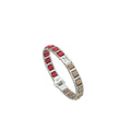 Fendi Bicolor FF Fendista Large Bracelet