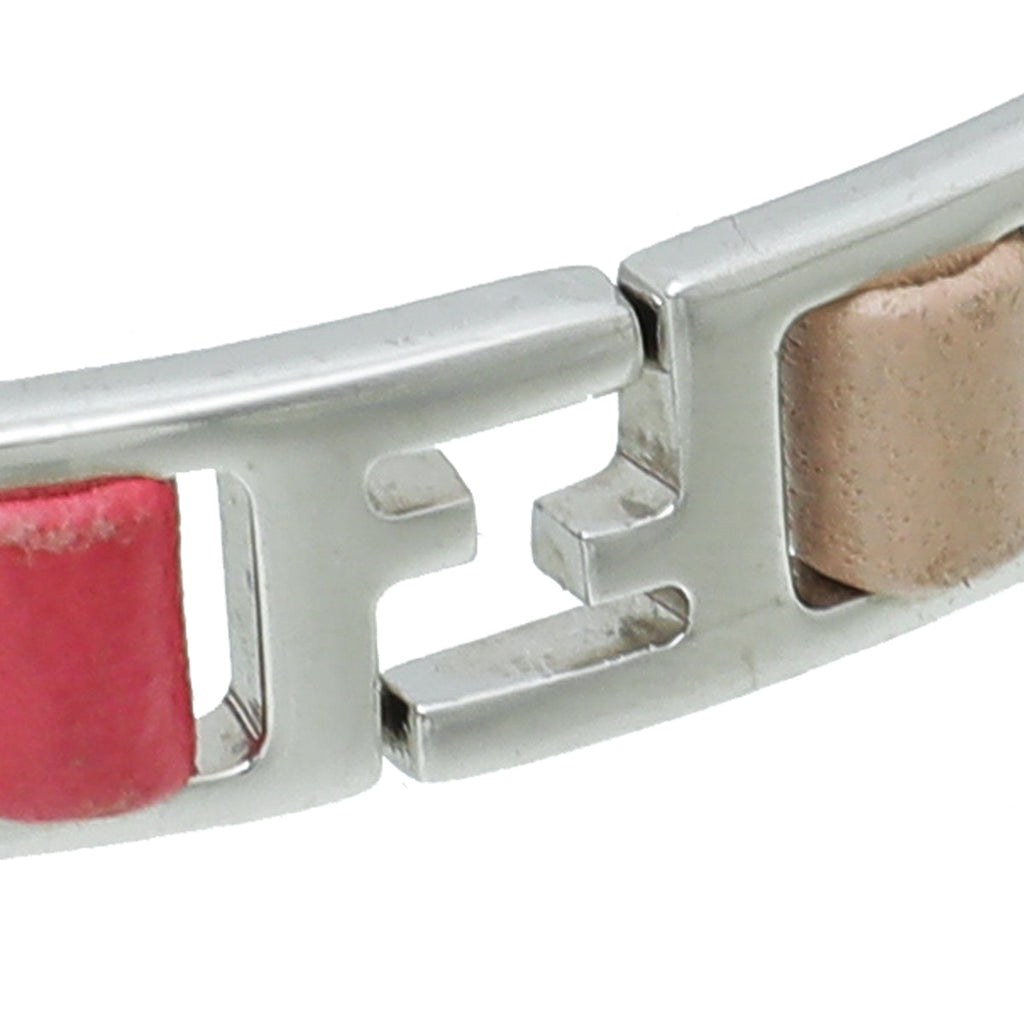Fendi Bicolor FF Fendista Large Bracelet