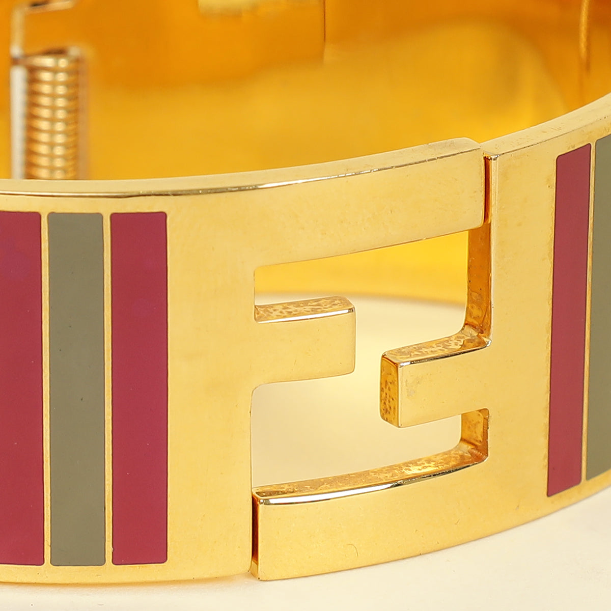 Fendi Multicolor FF Fendista Wide Bracelet