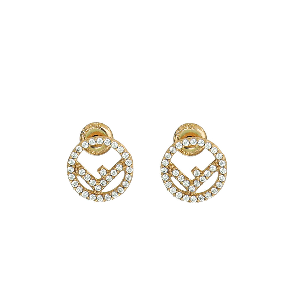Fendi Gold F Is Stud Earrings
