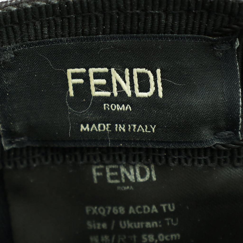Fendi Bicolor Zucca Baseball Hat