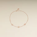 Fendi Rose Gold F Is Necklace W/ Crystal