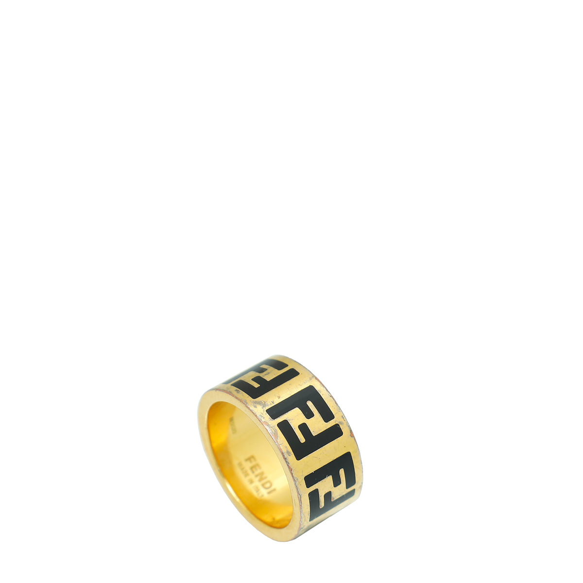 Fendi Black Forever Fendi Medium Ring 53