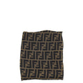 Fendi Tobacco Zucca Double Lined Scarf
